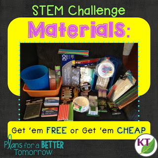 STEM Challenge Materials: Get ’em FREE or Get ’em CHEAP!