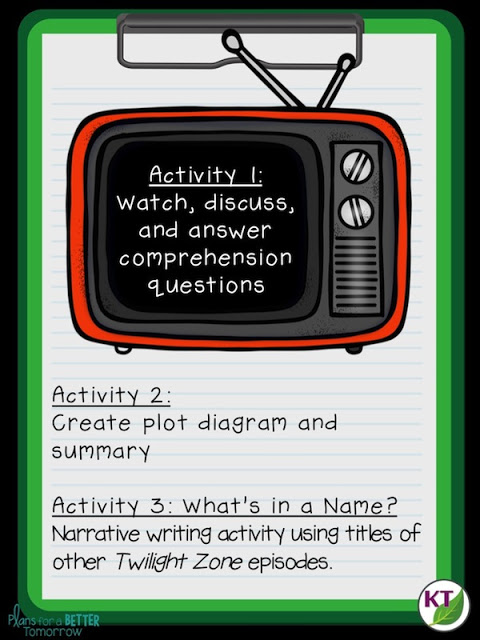 7 ELA activities to complement The Twilight Zone episode: "To Serve Man"