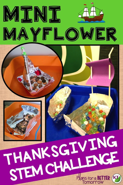 Thanksgiving STEM Challenge: Mini Mayflower and Mini Mishoon