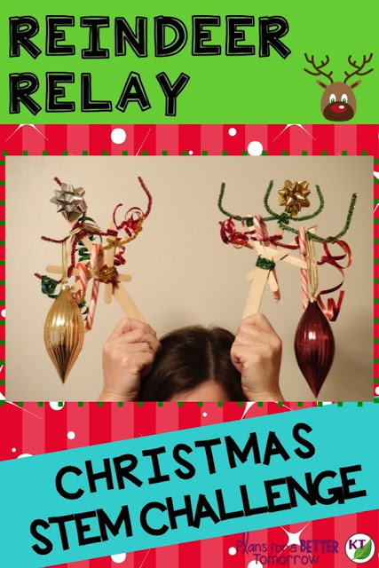 Christmas/Winter STEM Challenges: Reindeer Relay