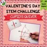 Valentine's Day STEM Challenge: In Cupid’s Quiver, students design a bow & arrow - or darts - to help Cupid deliver love potion (paint). Comes with modifications for grades 2-8.