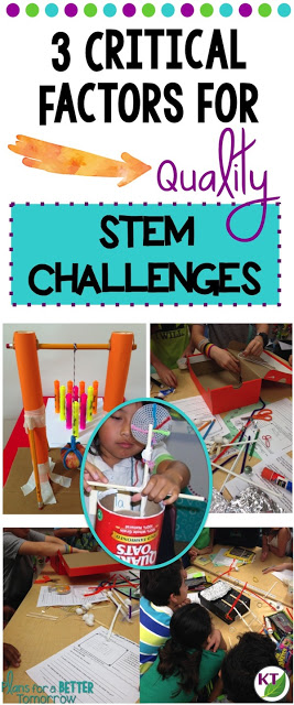 3 Critical Factors for Quality STEM Challenges: Top 3 things you can do to get the most educational value from STEM Challenges. Freebie & videos included.