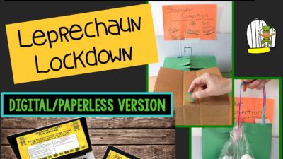 St. Patrick’s Day STEM Challenge: Leprechaun Lockdown Paperless Version