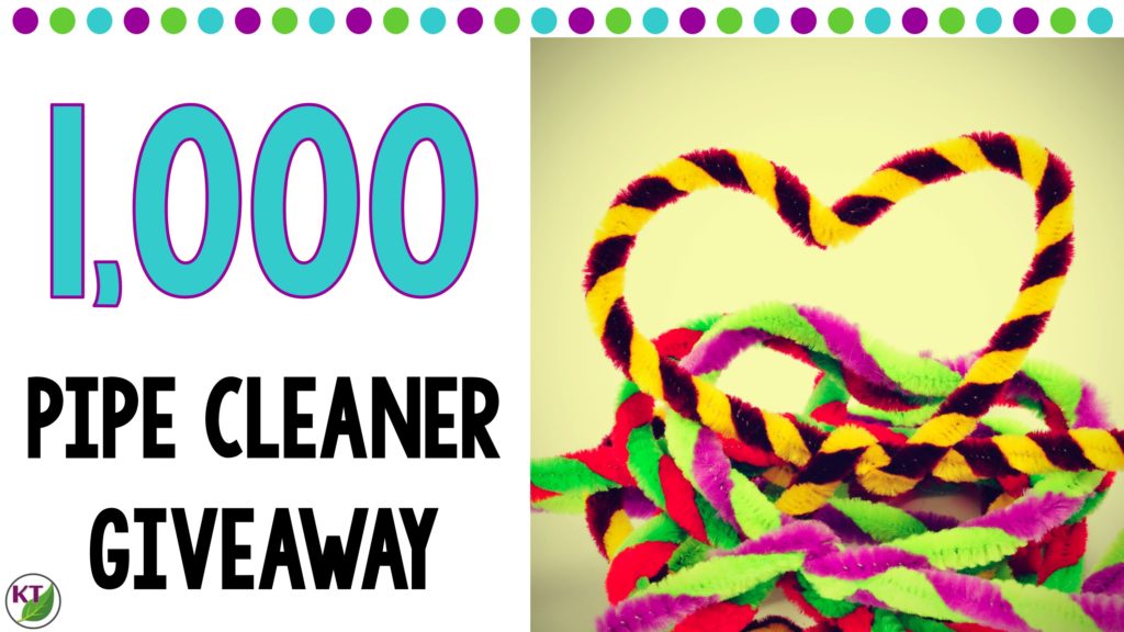 Every month a new winner is chosen to win 1,000 Pipe Cleaners for STEM Challenge goodness!
