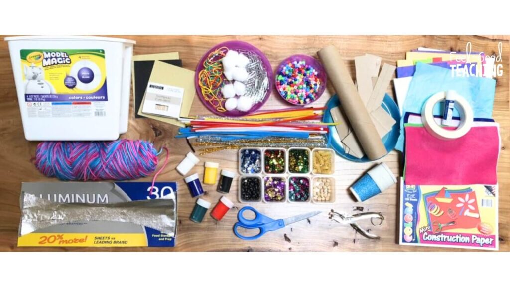 Planetopia STEM Materials - Plants - Assorted craft materials & recyclables