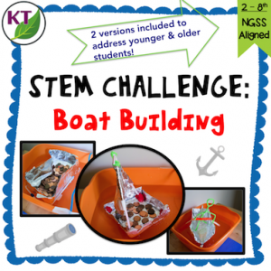 You can buy a printable version of STEM Challenge: Boat Building.