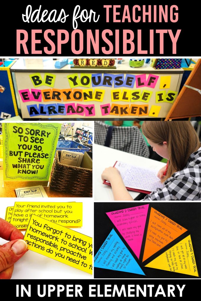 Looking for more ideas for helping students become more responsible for themselves and accountable for their learning? My upper elementary friends have joined together to share more ideas on this topic! Check these out and grab the freebies along the way!