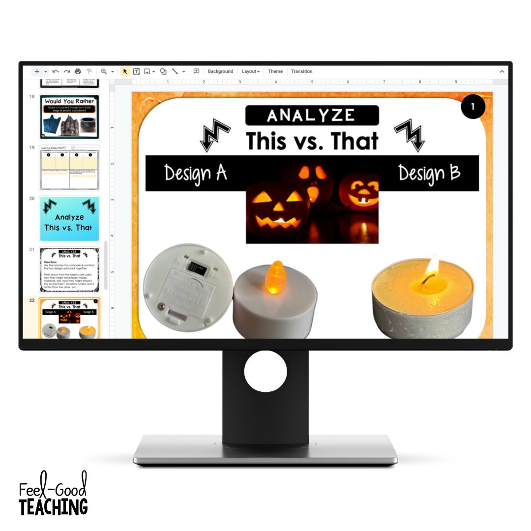 Analyze This vs. That Halloween STEM Activity