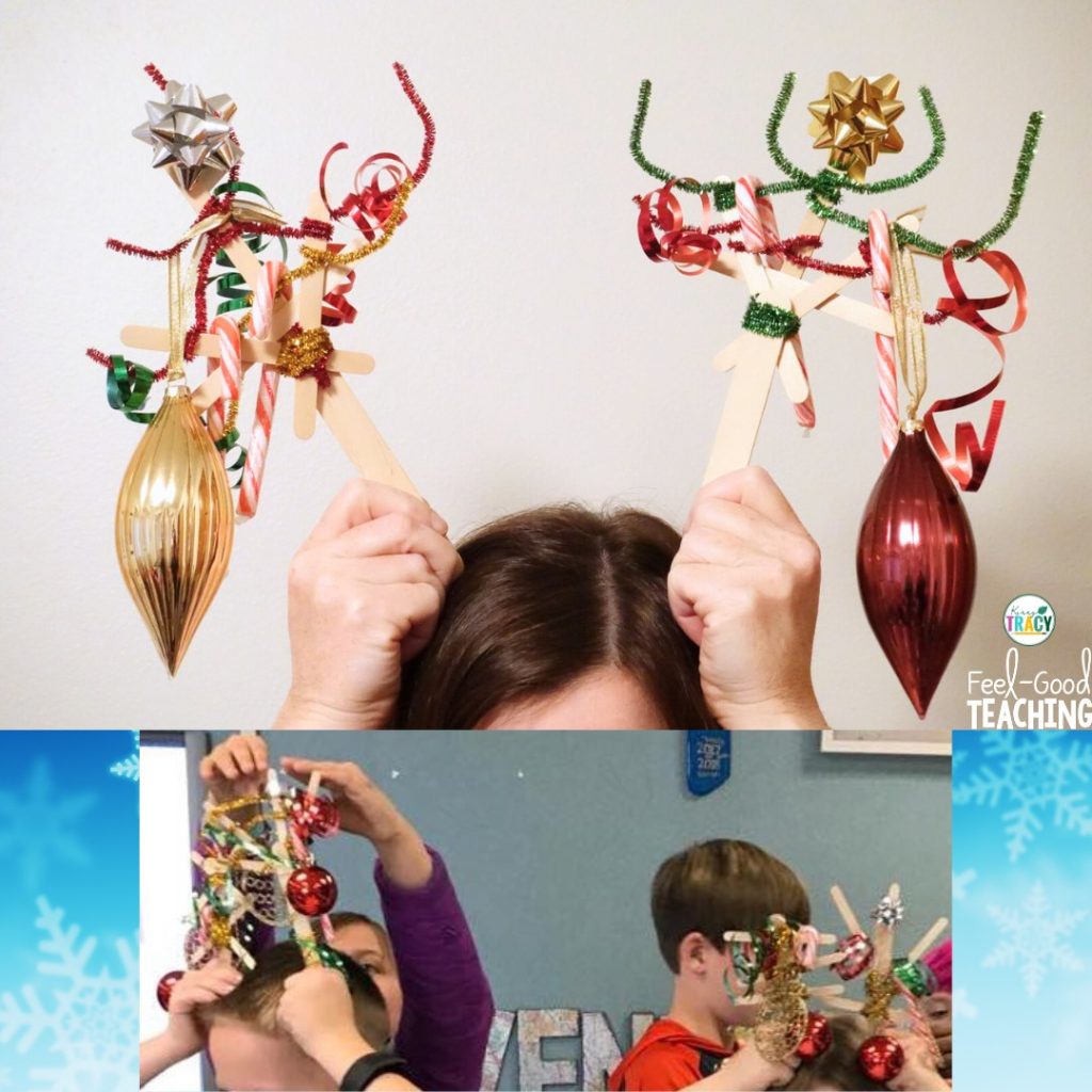 Reindeer Relay STEM designs