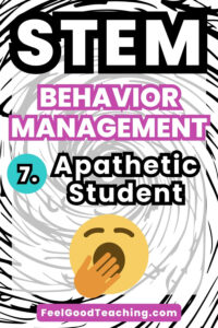 What do you do when a student shows zero interest in your STEM challenge? No excitement, no effort, no care? This post tackles one of the most frustrating classroom scenarios—apathy—and gives you practical ways to re-engage students who just don't want to participate. Includes a free printable tip sheet to keep handy during STEM time.
#STEMClassroomManagement #StudentEngagement #STEMBehavior #STEMTeachingTips #ElementarySTEM #TeacherTips
